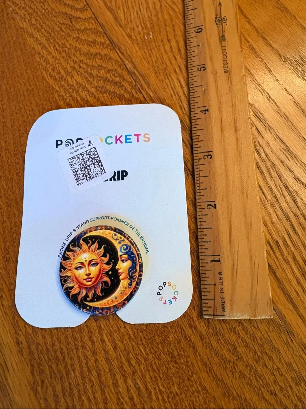 PopSocket Sun & Moon Phone Grip - Yellow, Orange, Blue